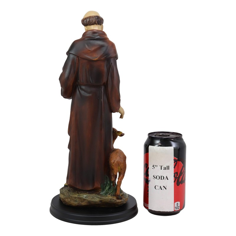 Ebros Gift Holy Catholic Saint Francis of Assisi with Dove