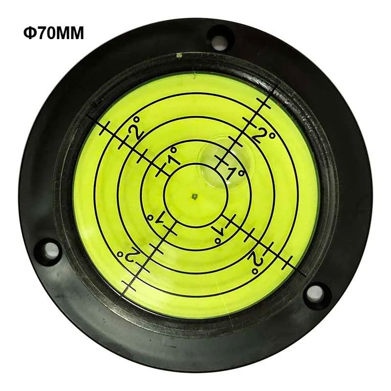 Round Bubble Level Tool – Circular Spirit Level Gauge with