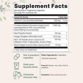 Micro Ingredientes Cúrcuma Curcumina Suplemento 1.000mg | Absorción mejorada.