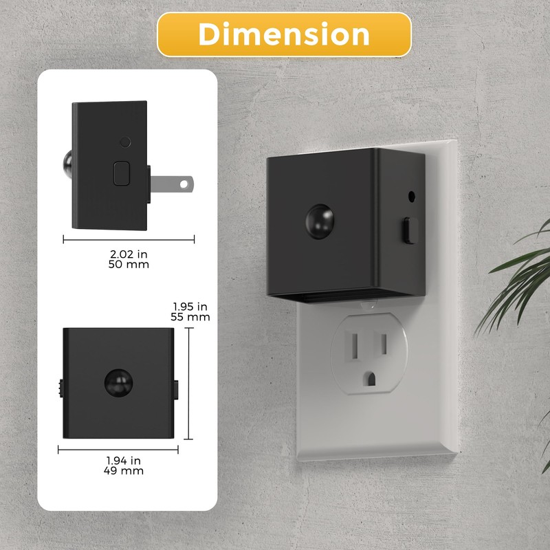 L LOHAS LED Motion Sensor Night Light, [2-Pack] Motion Activated