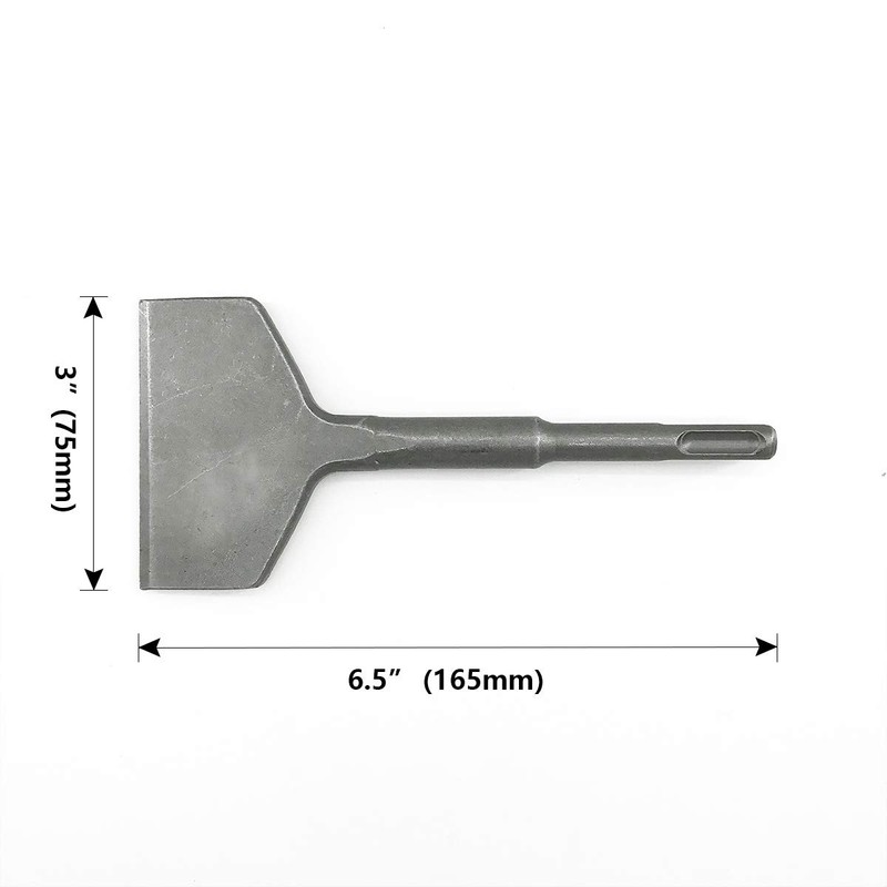 SPKLINE 3" x 6.5" Concrete Tile Thinset Scaling Chisel SDS-Plus