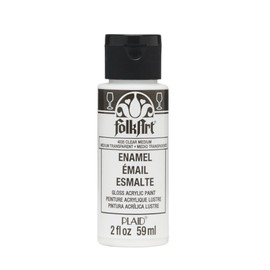 FolkArt 4035 Enamel Paint, 2 Ounce, Clear Medium