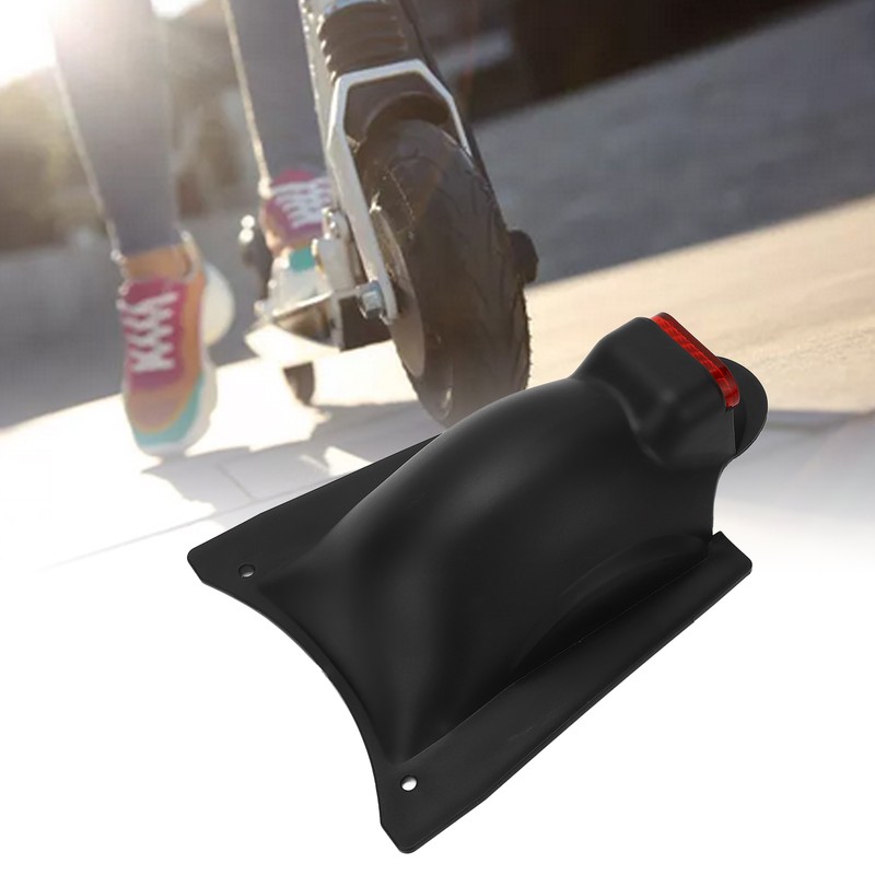 Electric Scooter Rear Mudguard with Taillight 8 Inch Lightweight Splash