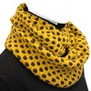 Wrapables Dottie Infinity Acrylic Knit Scarf Winter Circle Scarf, Yellow/Brown