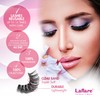 Laflare Strip Lashes Look Like Eyelash Extensions Clear Band 3D