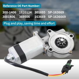 Dokili 300-1406 RV Entry Step Motor Compatible with Kwikee Lippert Electric Step for RV Coach Motorhome Toyhauler Transport Vehicles Power Step Replace 1820124 369506 SP-163669 SP-1636669 Motor