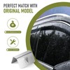 20 Pcs Automotive Wind Deflector Clips Stainless Steel Wind Rain