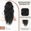 Flufymooz Extensión De Coleta, Extensión De Coleta Con Pinza De