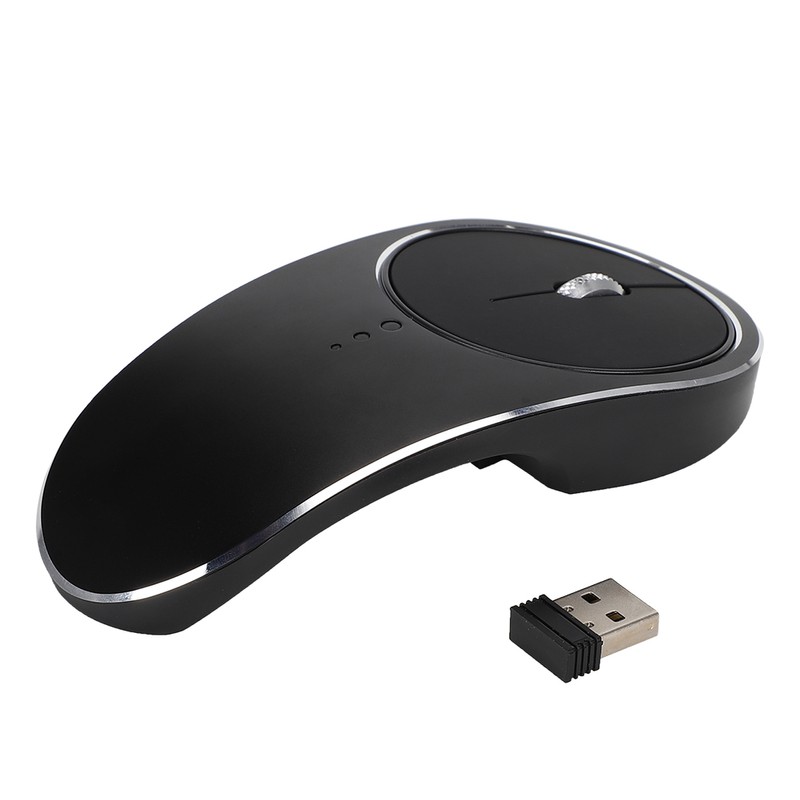 Aluminum Alloy 2.4G Wireless Rechargeable Mouse Office Silent Computer Mouse