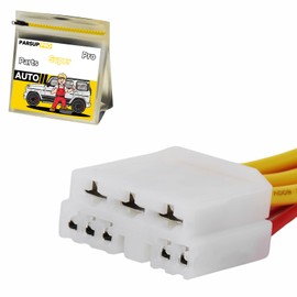 PARSUPPRO 7-Way/Pin HVAC Blower Fan Switch Connector Auto Waterproof Pigtail Plug Repair Wiring Harness for Toyota Truck for 4Runner for Tacoma Rav4 for 1989-1995 LJQ