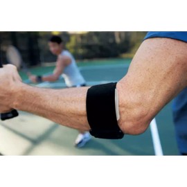 ACE 스포츠 테니스 엘보우 스트랩 조절 가능 블랙 1개/팩 ACE Sports Tennis Elbow Strap Adjustable Black 1ea/ Pack [Elbow Strap]