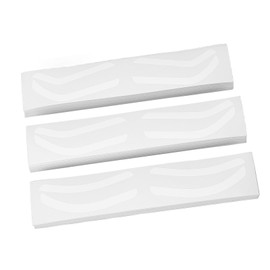Eyebrow Airbrush Stickers, Simple Eyebrow Shaping Template for All Face Shapes, 150 Sheets Disposable Stencil Set with 3 Different Curves, Aid Tool for