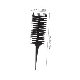 TOVINANNA 2Pcs Hair Highlighting and Dyeing Comb Multi Functional Fishbone Structure Styling Tool Precision Tooth Design for All Hair Types for Professional and Home Use