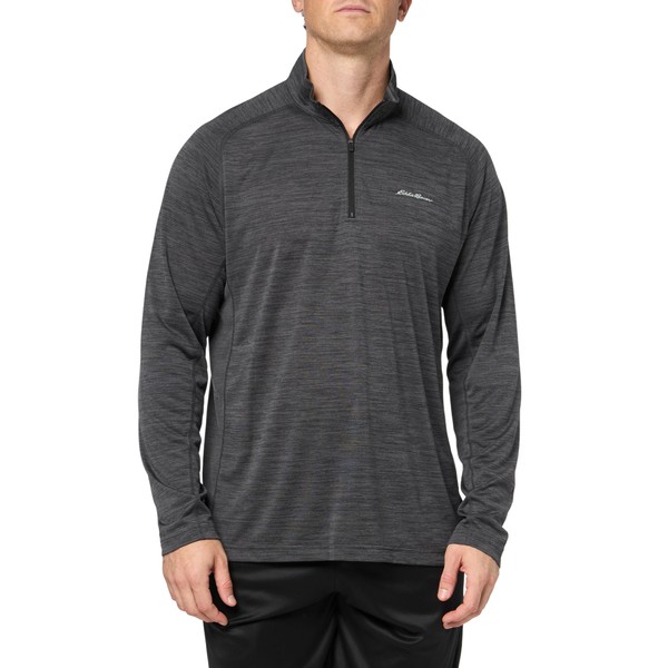 Eddie Bauer Men's Resolution Long-Sleeve 1/4-Zip, Carbon