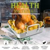 Leonyo Beer Can Roasting Chicken Holders, Stainless Steel 9 Inch