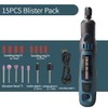 3.6V Cordless Mini Rotary Tool 3-Speed USB Rechargeable Grinder