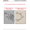 Berta (2 Pieces) Half Overlay Frameless Soft Closing European Hinges,