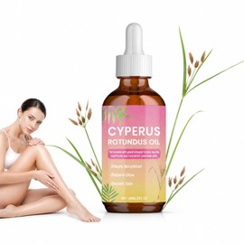 Cyperus Rotundus Oil for Hair Removal, Natural Body & Facial Hair Inhibitor