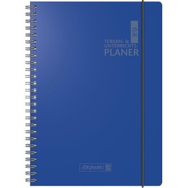 BRUNNEN Appointment & Lesson Planner '25/'26 | A4, Plastic, Blue