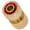 Poppstar Plug-In System Hose Coupling Brass with Water Stop for