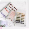 네일 디자인 차트판 네일아트 컬러 스티커 팔레트 네일패턴 [L 속지5장]
