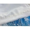 PURFEEL Girls Luxurious Velvet Snowflake Cape Kids Princess Hooded Cloak