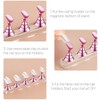2 Set Acrylic Nail Art Holder Practice Display Stand Magnetic