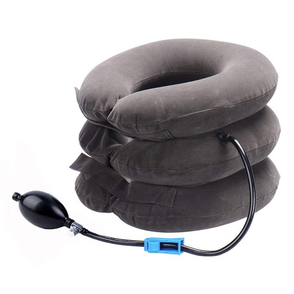 Cervical Neck Traction Device Inflatable Neck Stretcher, Easy to Use