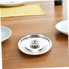SHOWERORO 6pcs Stainless Steel Pan Lids Pot Covers Heat Resistant
