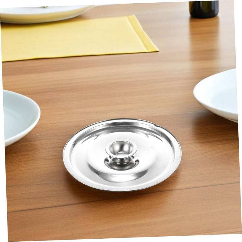 SHOWERORO 6pcs Stainless Steel Pan Lids Pot Covers Heat Resistant