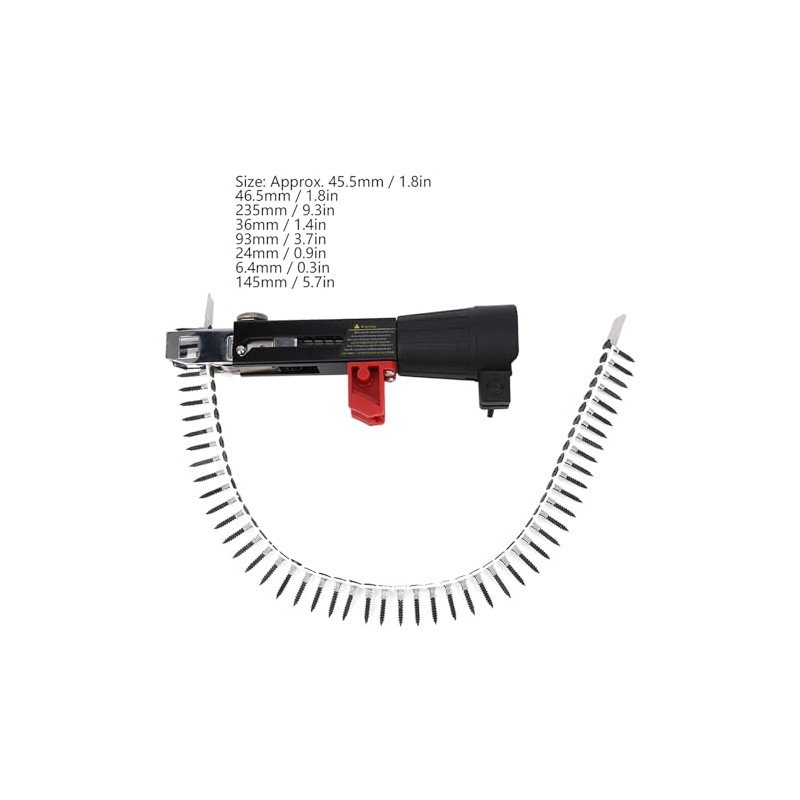 Automatic Chain Nail Gun, Electric Drill Screw Tension Tool Woodworking