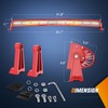 Nilight LED Light Bar 42 Inch Triple Row Spot Flood
