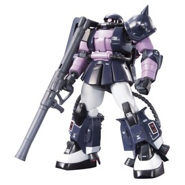 HGUC MS-06R-1A Black Tri-Stars Zaku II Action Figure, 1/144 Scale (MSV)