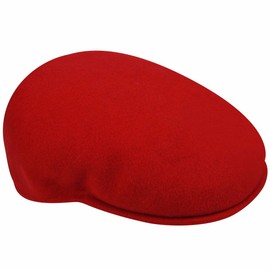 Kangol Men's Wool 504 Flat Cap (Wool 504) - red, size: s