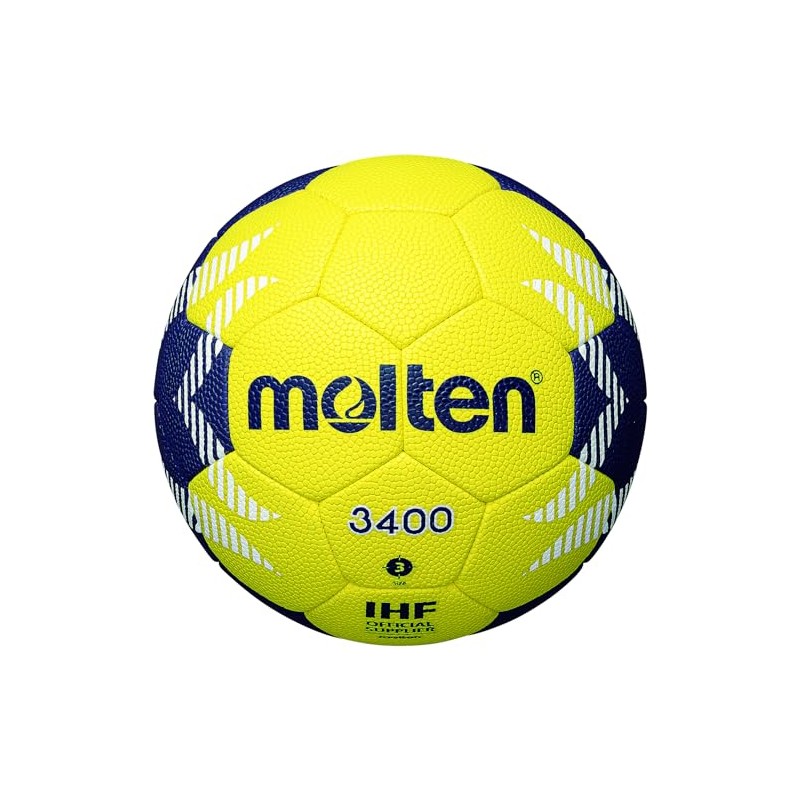 Molten A3400 Handball, No.3 Ball, H3A3400-YN High School and Above