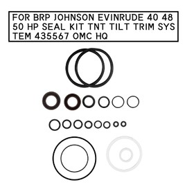 FSM013, Marine Rebuild Seal Kit for Evinrude Johnson Trim Tilt 25 35 40 48 50 HP 1989-2004 Replace 435567 435894 435903 0435567, Vanshly