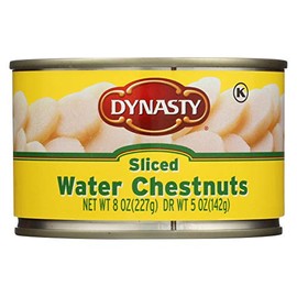 Dynasty Waterchestnuts Sliced, 8-ounces (Pack of12)