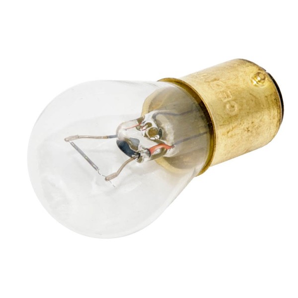 CEC Industries #1076 Bulbs, 12.8 V, 23.04 W, BA15d Base, S-8 shape (Box of 10).