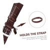 Gatuida 20pcs Leather Watch Band Watch Strap Retainers Deep Replacement