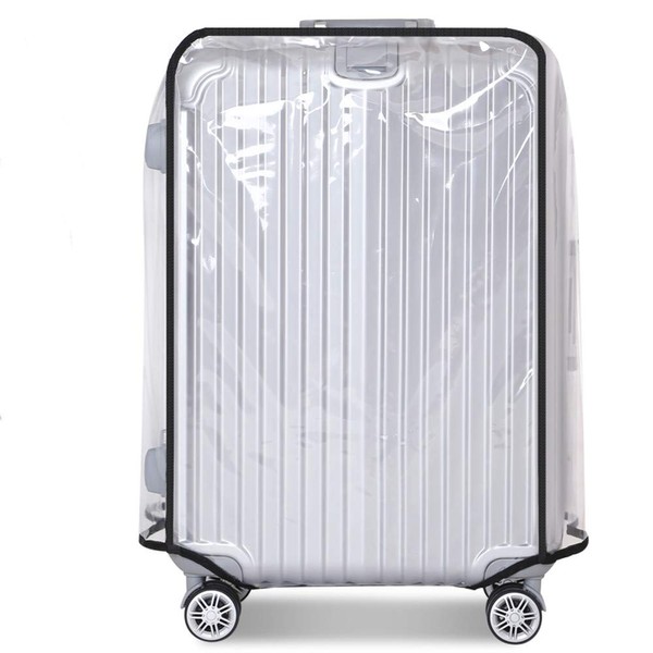 Clear PVC Suitcase Cover, Waterproof Luggage Cover DustProof Scratchproof Trolley