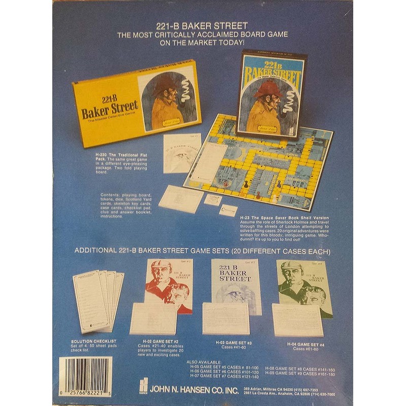 221 B BAKER STREET ADDITIONAL MYSTERY SET: #07