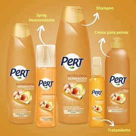 PERT, Serúm Capilar Aceite de Argán y Aguacate | Nutrición y Reparación| Cabello Largo y Seco, 120 ml