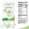 Simple Mixes Natural Gelatin Dessert, Lime, Kosher, 6 Pack of
