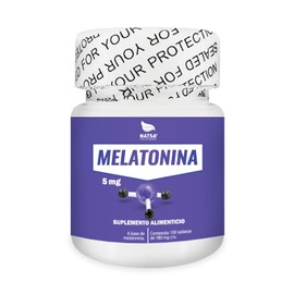 NATSA Melatonina 100 tabletas | 1 tableta diaria | Calidad Premium | Ingredientes Puros