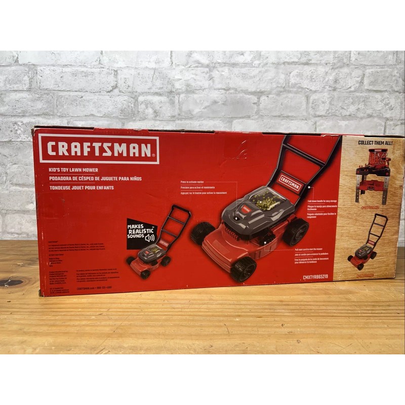 Crafstman Craftsman Kids Push Along Yard Work Toddler Interactive Toy