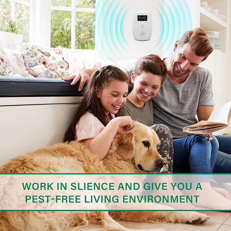 Ultrasonic Mouse Repeller Indoor Outdoor Electronic Plug In Device for
