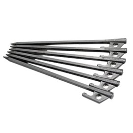 CARAD STAKE Carad Stake Pegs, 9.1 inches (23 cm), Set of 6, Ultra-Lightweight & High Strength Carbon Fiber Reinforced Plastic Pegs, Camping, Tent, Tarp, Setup, Outdoors, Shinshu Yoshino Electric Co., Ltd