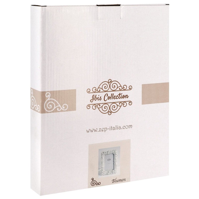 Zep White Resin Flower Frame EE9468