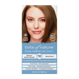 Tints of Nature 7D Medium Golden Blonde Permanent Hair Dye, Vegan 130ml