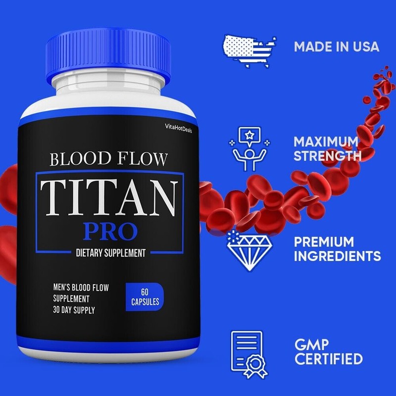 Titan Pro Supplement, Max Strength Formula For Men, TitanPro Pills